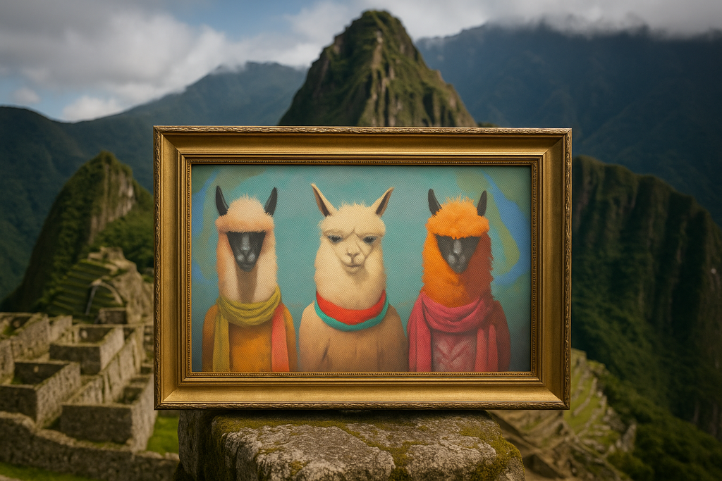 Colorful Llama Cross Stitch Pattern PDF | Modern Llama Trio Needlepoint Design | Cute Animal Wall Art Embroidery Pattern | Instant Download | Llama Decor