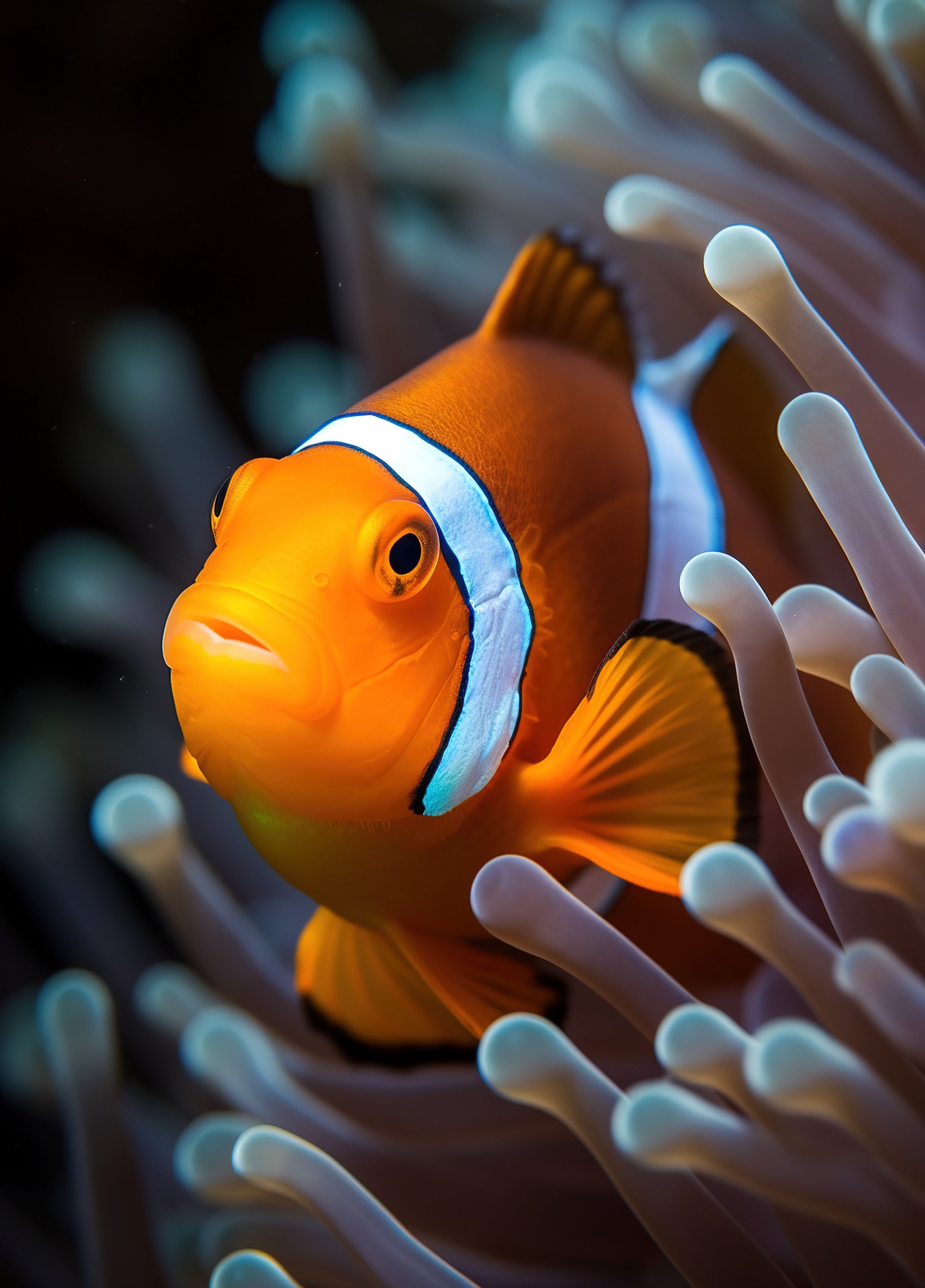 Grace of the Clownfish | Cross-Stitch Pattern (PDF) | Vibrant Coral Reef Scene (144 x 200 Stitches) | with DMC & Anchor Floss Key